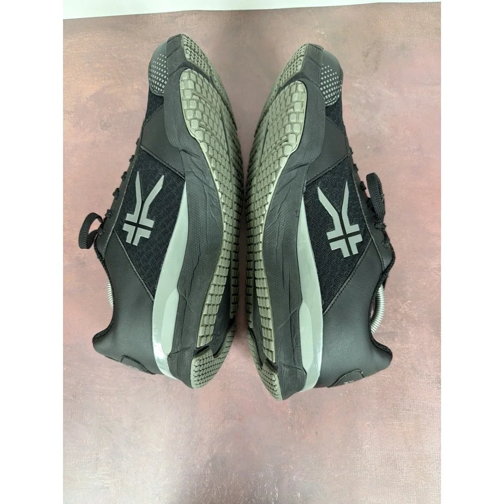 Kuru Quantum 2.0 Orthopedic Comfort Shoes Mens 11 Medium Jet Black Gray Sneakers